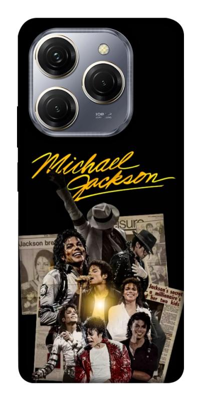 Чехол itsPrint Michael Jakson для TECNO Spark 20 Pro, музыка, купить оптом с доставкой