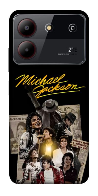 Чохол itsPrint Michael Jakson для ZTE Blade A54 4G, музика, купити оптом з доставкою
