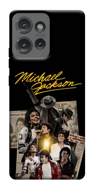 Чохол itsPrint Michael Jakson для Motorola Edge 50, музика, купити оптом з доставкою
