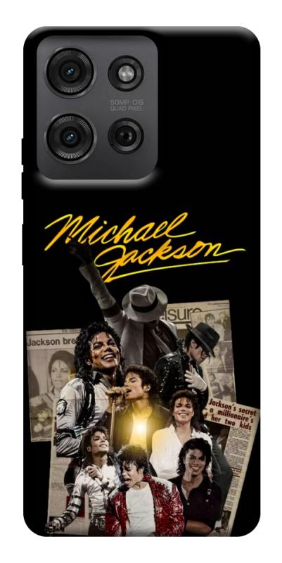 Чохол itsPrint Michael Jakson для Motorola Moto G75 5G, музика, купити оптом з доставкою