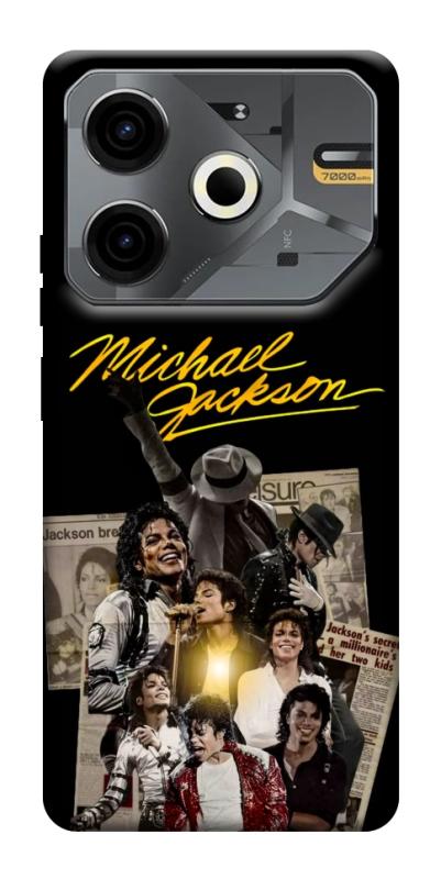 Чохол itsPrint Michael Jakson для TECNO Pova 6 Neo (LI6), музика, купити оптом з доставкою