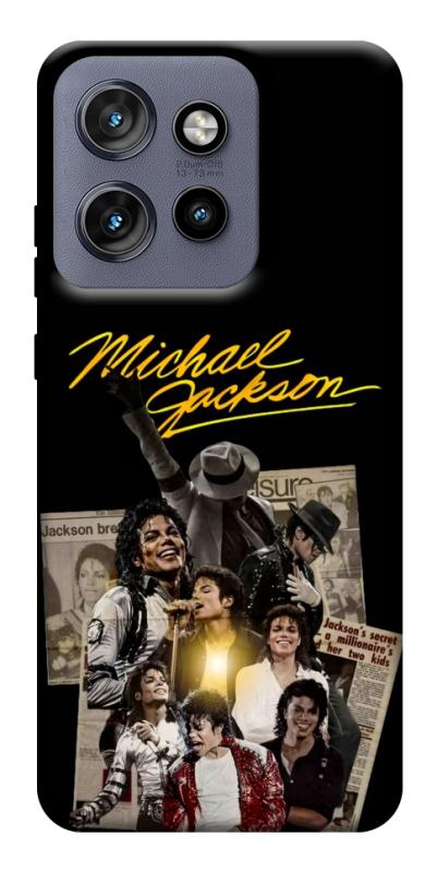 Чохол itsPrint Michael Jakson для Motorola Edge 50 Neo, музика, купити оптом з доставкою