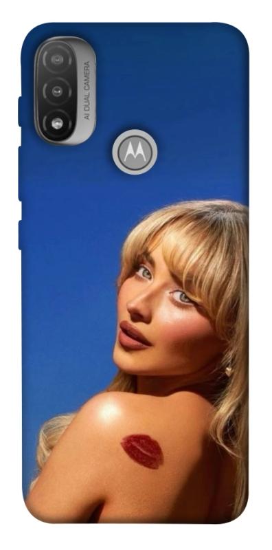Чохол itsPrint Sabrina Carpenter для Motorola Moto E20, музика, купити оптом з доставкою