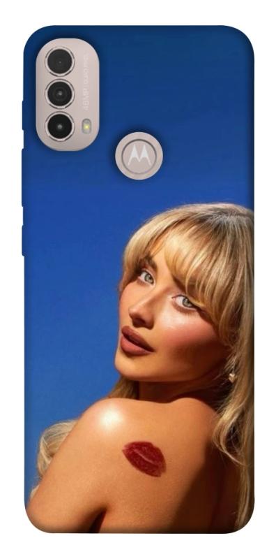 Чехол itsPrint Sabrina Carpenter для Motorola Moto E40, музыка, купить оптом с доставкой