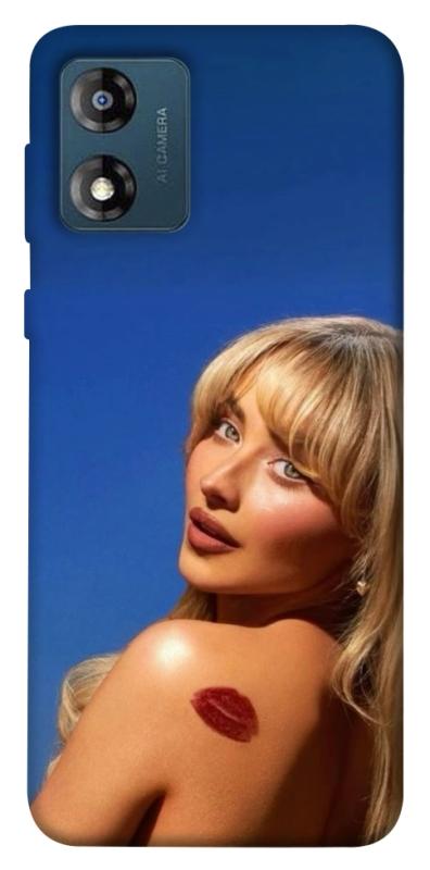 Чехол itsPrint Sabrina Carpenter для Motorola Moto E13, музыка, купить оптом с доставкой
