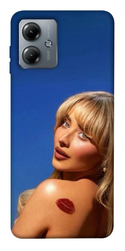 Чохол itsPrint Sabrina Carpenter для Motorola Moto G14, музика, купити оптом з доставкою