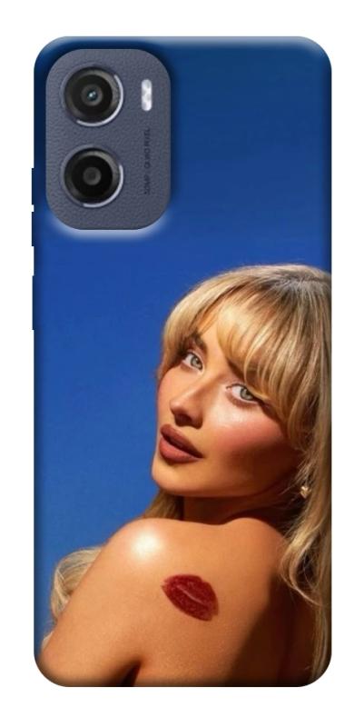 Чехол itsPrint Sabrina Carpenter для Motorola Moto G05, музыка, купить оптом с доставкой