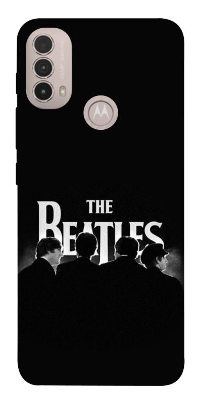 Чохол itsPrint Beatles для Motorola Moto E40, музика, купити оптом з доставкою