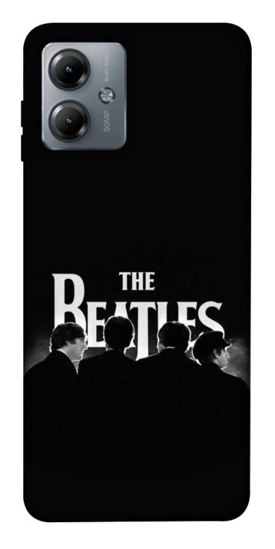 Чохол itsPrint Beatles для Motorola Moto G14, музика, купити оптом з доставкою