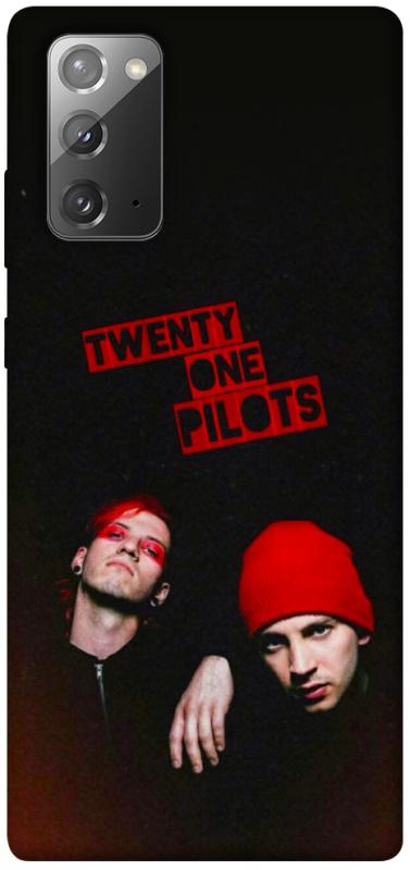 Чохол itsPrint Twenty one pilots для Samsung Galaxy Note 20, музика, купити оптом з доставкою