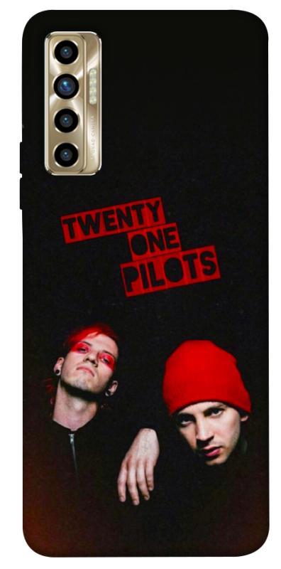 Чохол itsPrint Twenty one pilots для TECNO Camon 17P, музика, купити оптом з доставкою