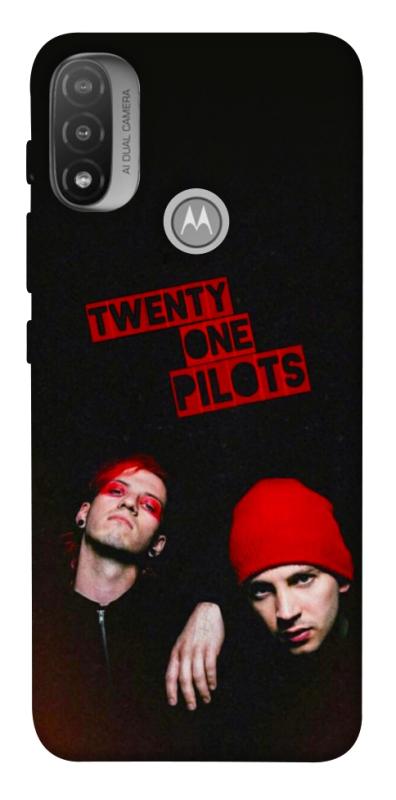 Чехол itsPrint Twenty one pilots для Motorola Moto E20, музыка, купить оптом с доставкой