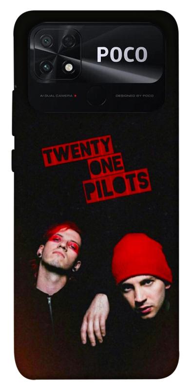 Чехол itsPrint Twenty one pilots для Xiaomi Poco C40, музыка, купить оптом с доставкой