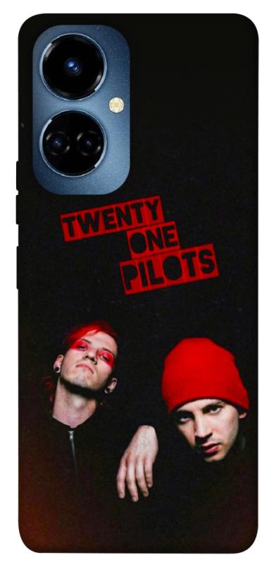 Чохол itsPrint Twenty one pilots для TECNO Camon 19 (CI6n) / 19 Pro (CI8n), музика, купити оптом з доставкою