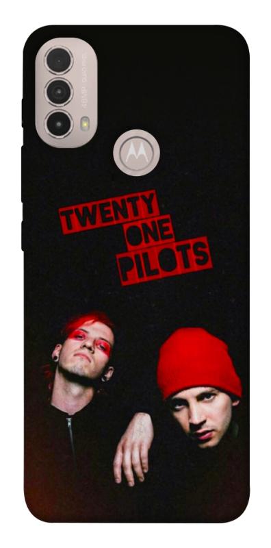 Чохол itsPrint Twenty one pilots для Motorola Moto E40, музика, купити оптом з доставкою