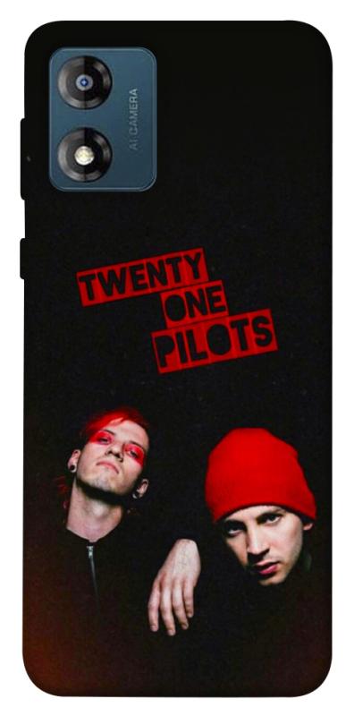 Чохол itsPrint Twenty one pilots для Motorola Moto E13, музика, купити оптом з доставкою