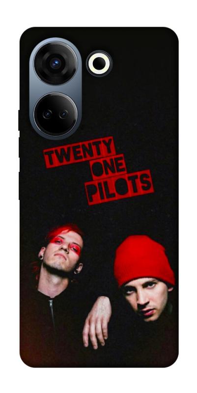 Чохол itsPrint Twenty one pilots для TECNO Camon 20 Pro (CK7n), музика, купити оптом з доставкою