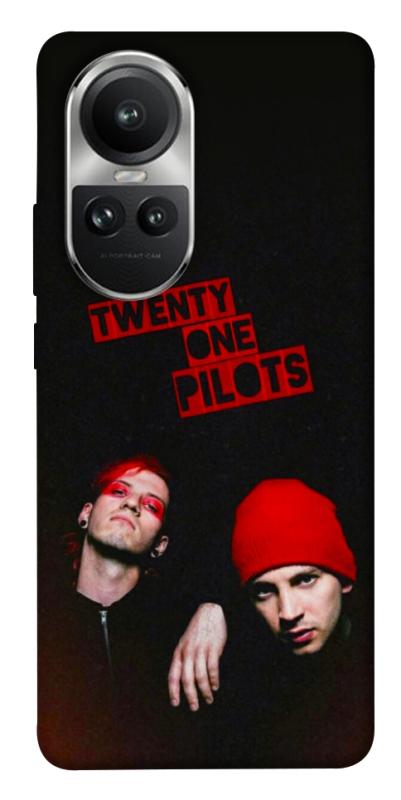 Чехол itsPrint Twenty one pilots для Oppo Reno 10, музыка, купить оптом с доставкой