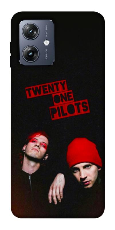Чехол itsPrint Twenty one pilots для Motorola Moto G54, музыка, купить оптом с доставкой