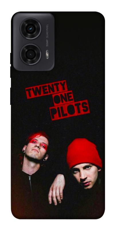 Чехол itsPrint Twenty one pilots для Motorola Moto G24, музыка, купить оптом с доставкой