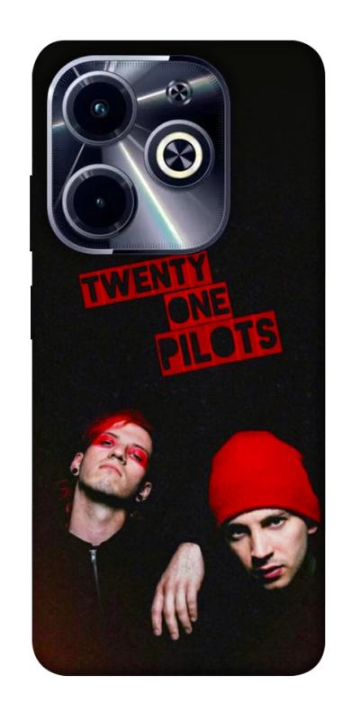 Чохол itsPrint Twenty one pilots для Infinix Hot 40i, музика, купити оптом з доставкою