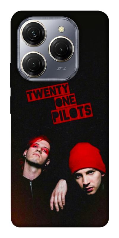 Чохол itsPrint Twenty one pilots для TECNO Spark 20 Pro, музика, купити оптом з доставкою