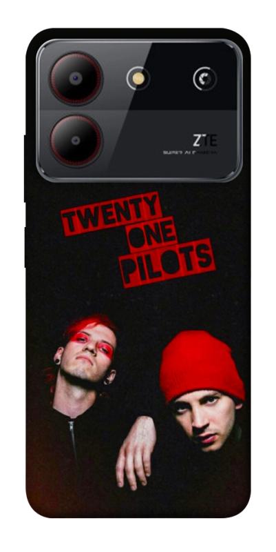 Чохол itsPrint Twenty one pilots для ZTE Blade A54 4G, музика, купити оптом з доставкою