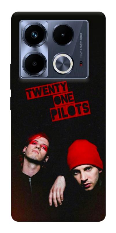 Чохол itsPrint Twenty one pilots для Infinix Note 40 4G, музика, купити оптом з доставкою