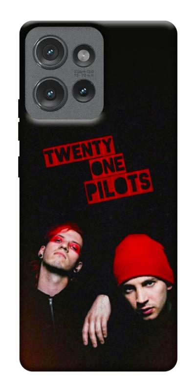 Чохол itsPrint Twenty one pilots для Motorola Edge 50, музика, купити оптом з доставкою