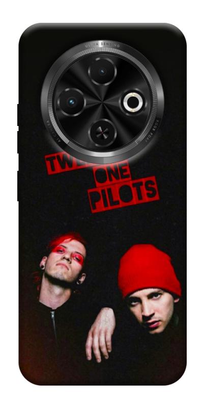 Чохол itsPrint Twenty one pilots для TECNO Spark 30C, музика, купити оптом з доставкою