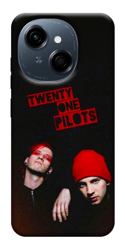 Чохол itsPrint Twenty one pilots для TECNO Spark Go 1, музика, купити оптом з доставкою