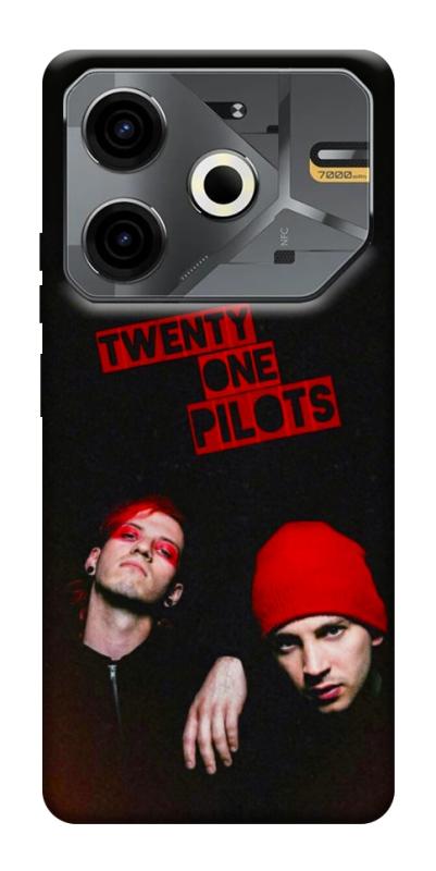 Чохол itsPrint Twenty one pilots для TECNO Pova 6 Neo (LI6), музика, купити оптом з доставкою