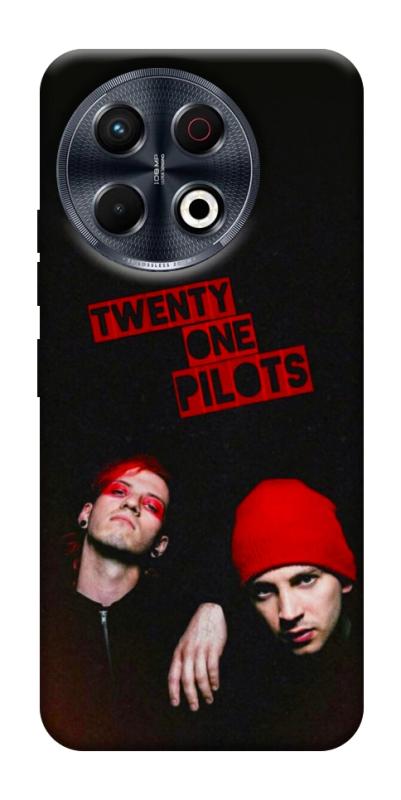 Чохол itsPrint Twenty one pilots для TECNO Spark 30 Pro (KL7), музика, купити оптом з доставкою