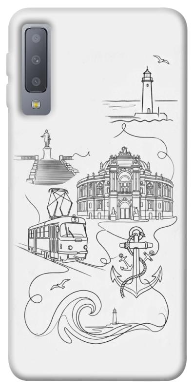 Чехол itsPrint Odesa spirit для Samsung A750 Galaxy A7 (2018), love ukraine, купить оптом с доставкой