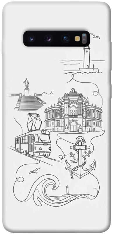 Чохол itsPrint Odesa spirit для Samsung Galaxy S10+, love ukraine, купити оптом з доставкою