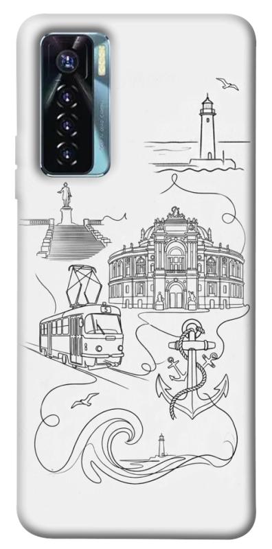 Чехол itsPrint Odesa spirit для TECNO Camon 17 Pro, love ukraine, купить оптом с доставкой
