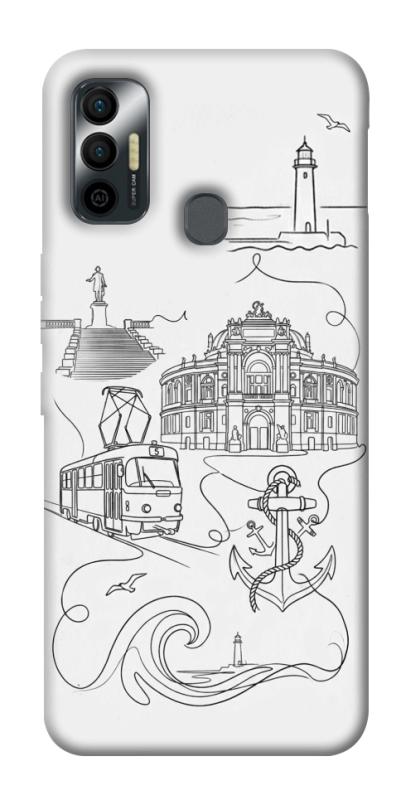 Чохол itsPrint Odesa spirit для TECNO Spark 7, love ukraine, купити оптом з доставкою