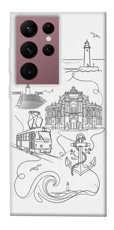 Чехол itsPrint Odesa spirit для Samsung Galaxy S22 Ultra, love ukraine, купить оптом с доставкой