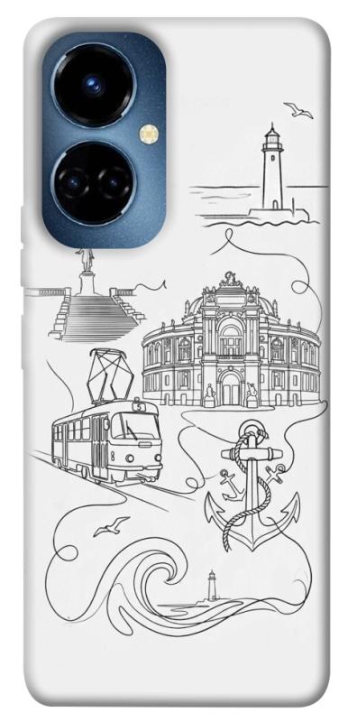 Чехол itsPrint Odesa spirit для TECNO Camon 19 (CI6n) / 19 Pro (CI8n), love ukraine, купить оптом с доставкой