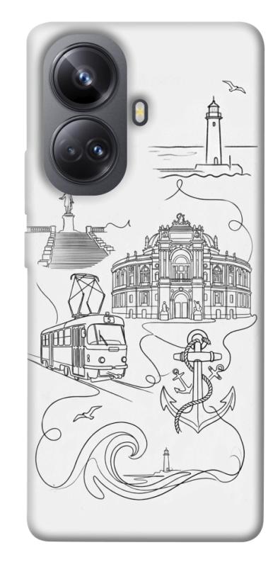 Чехол itsPrint Odesa spirit для Realme 10 Pro+, love ukraine, купить оптом с доставкой