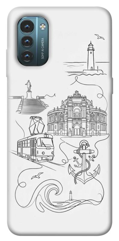 Чехол itsPrint Odesa spirit для Nokia G21, love ukraine, купить оптом с доставкой