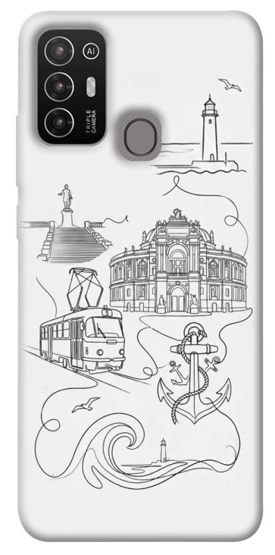 Чехол itsPrint Odesa spirit для ZTE Blade A52, love ukraine, купить оптом с доставкой