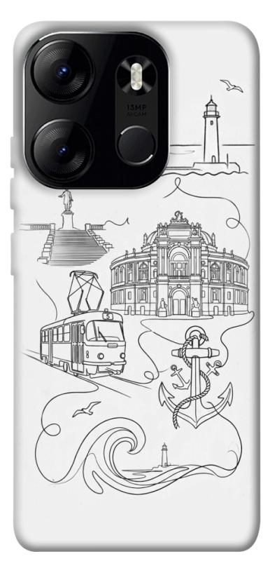 Чехол itsPrint Odesa spirit для Tecno Spark Go 2023, love ukraine, купить оптом с доставкой