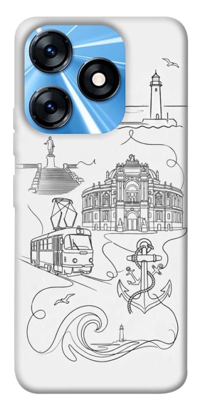 Чохол itsPrint Odesa spirit для TECNO Spark 10 Pro, love ukraine, купити оптом з доставкою