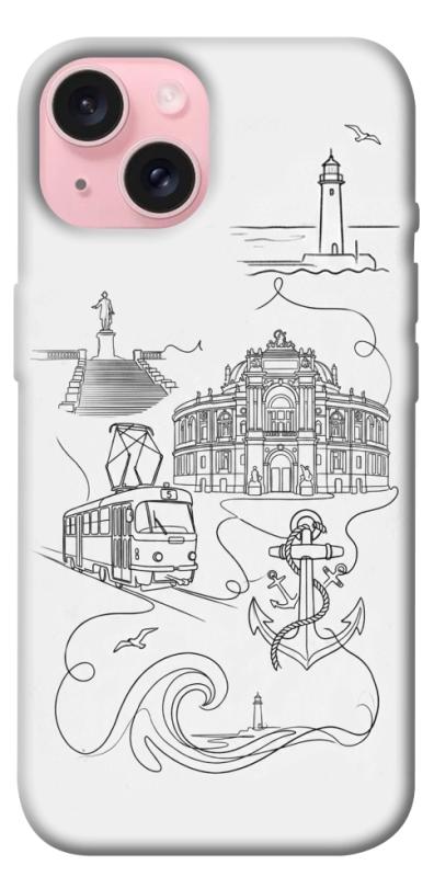 Чохол itsPrint Odesa spirit для Apple iPhone 15 (6.1"), love ukraine, купити оптом з доставкою