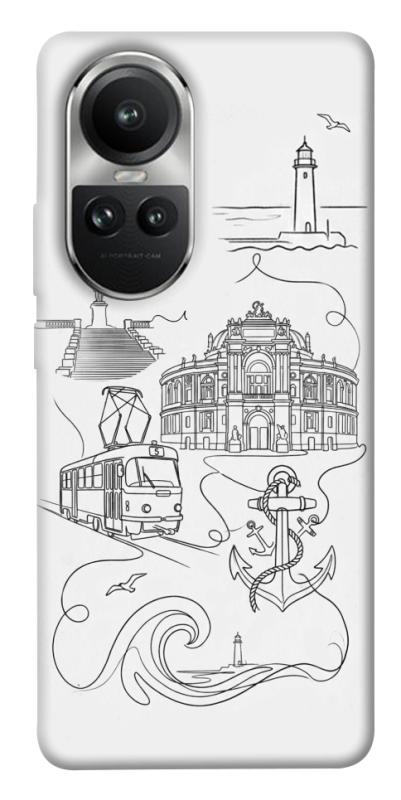 Чохол itsPrint Odesa spirit для Oppo Reno 10, love ukraine, купити оптом з доставкою