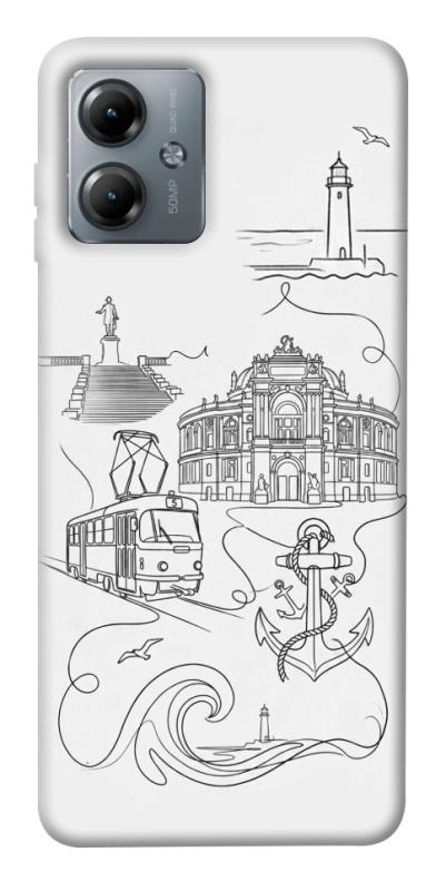 Чехол itsPrint Odesa spirit для Motorola Moto G14, love ukraine, купить оптом с доставкой