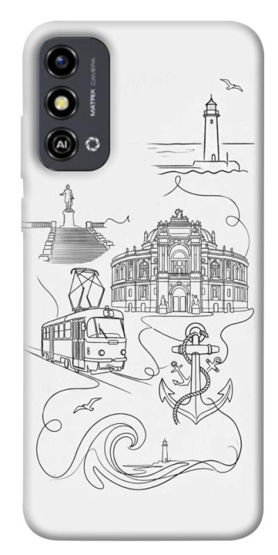 Чехол itsPrint Odesa spirit для ZTE Blade A53, love ukraine, купить оптом с доставкой