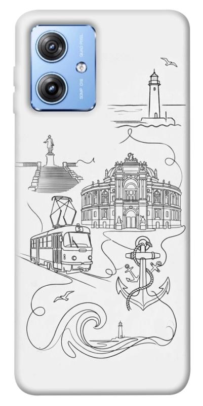 Чехол itsPrint Odesa spirit для Motorola Moto G84, love ukraine, купить оптом с доставкой