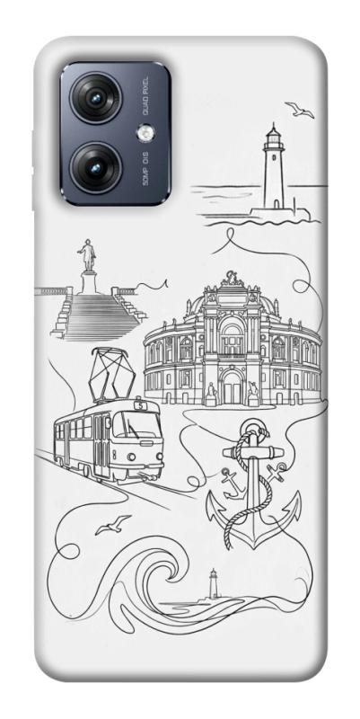 Чехол itsPrint Odesa spirit для Motorola Moto G54, love ukraine, купить оптом с доставкой